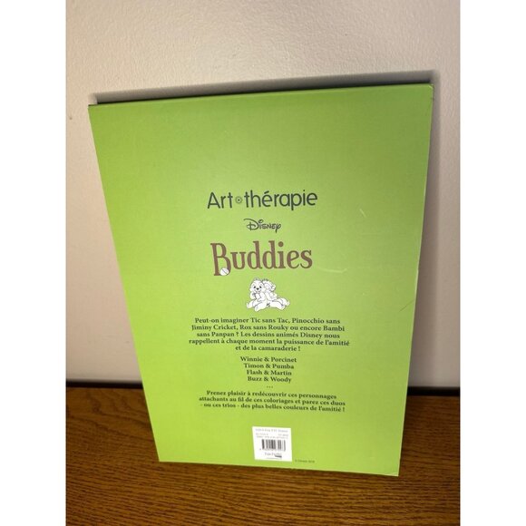 Disney buddies art therapie adult coloring book French NEW - Picture 2 of 2